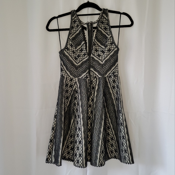 FREE PEOPLE Missed Connections Fit & Flare Dress 10 Fits Like 8 - Picture 7 of 10